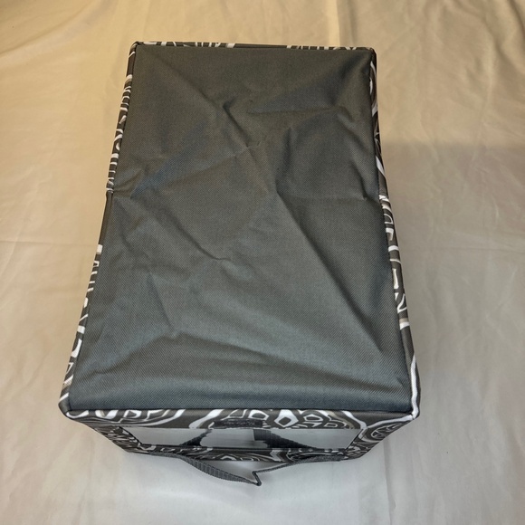 Thirty-One Gifts Your Way Rectangle Woodblock Whimsy Storage Bin Home Organizer - Picture 7 of 8